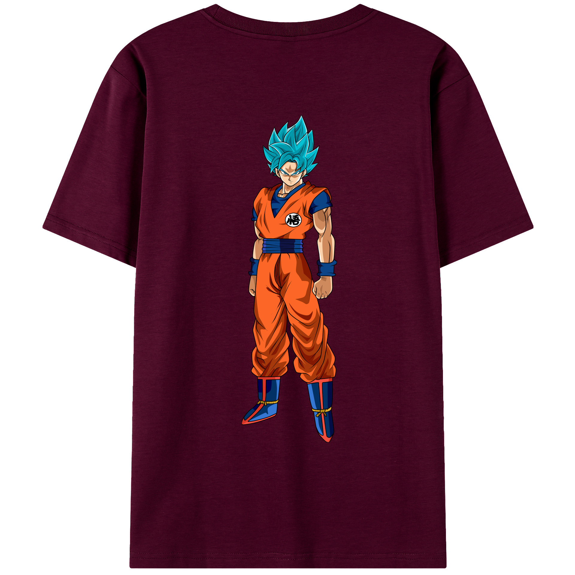 （画像用） ドラゴンボール 孫悟空（そん ごくう）Son Goku カカロット DRAGON BALL Kakarotto レディース半袖Tシャツ(バックプリント)